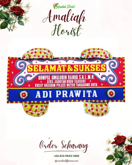 Papan Bunga Ucapan Selamat Sidosari